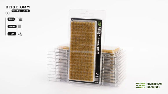 Beige 6mm Tufts (Small) - Gamers Grass