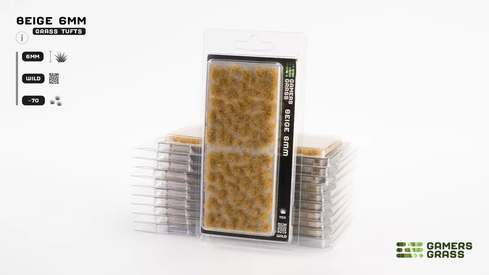 Beige 6mm Tufts (Wild) - Gamers Grass