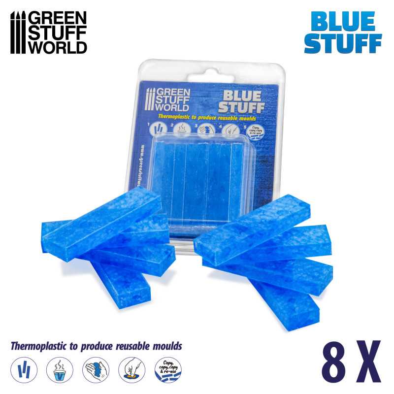 Blue Stuff Mould 8 Bars