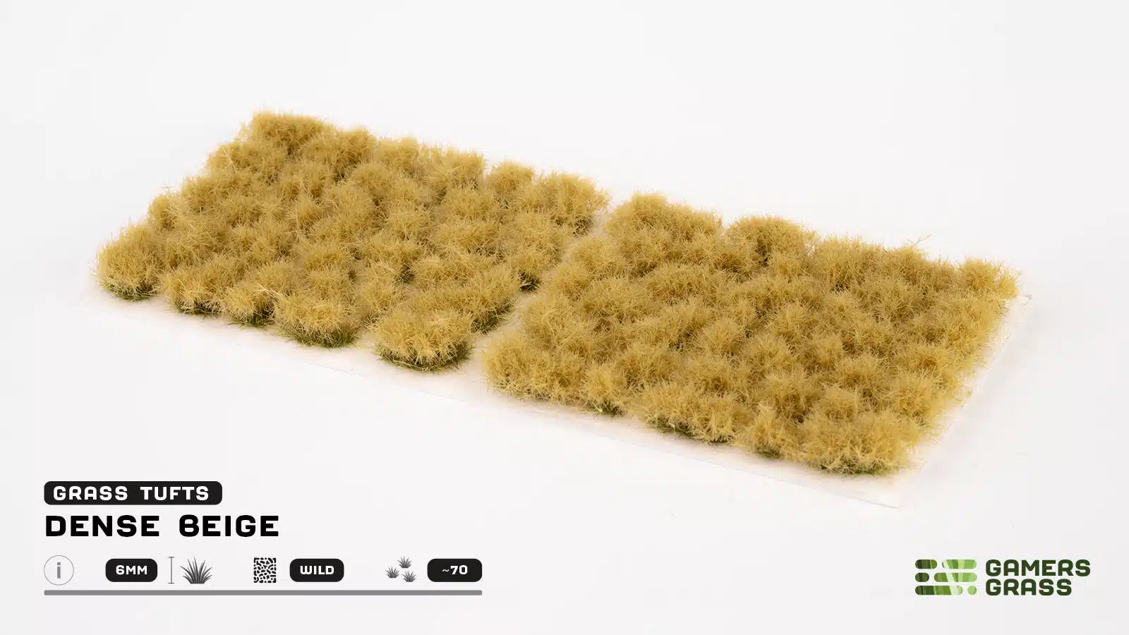 Dense Beige 6mm Tufts (Wild) - Gamers Grass