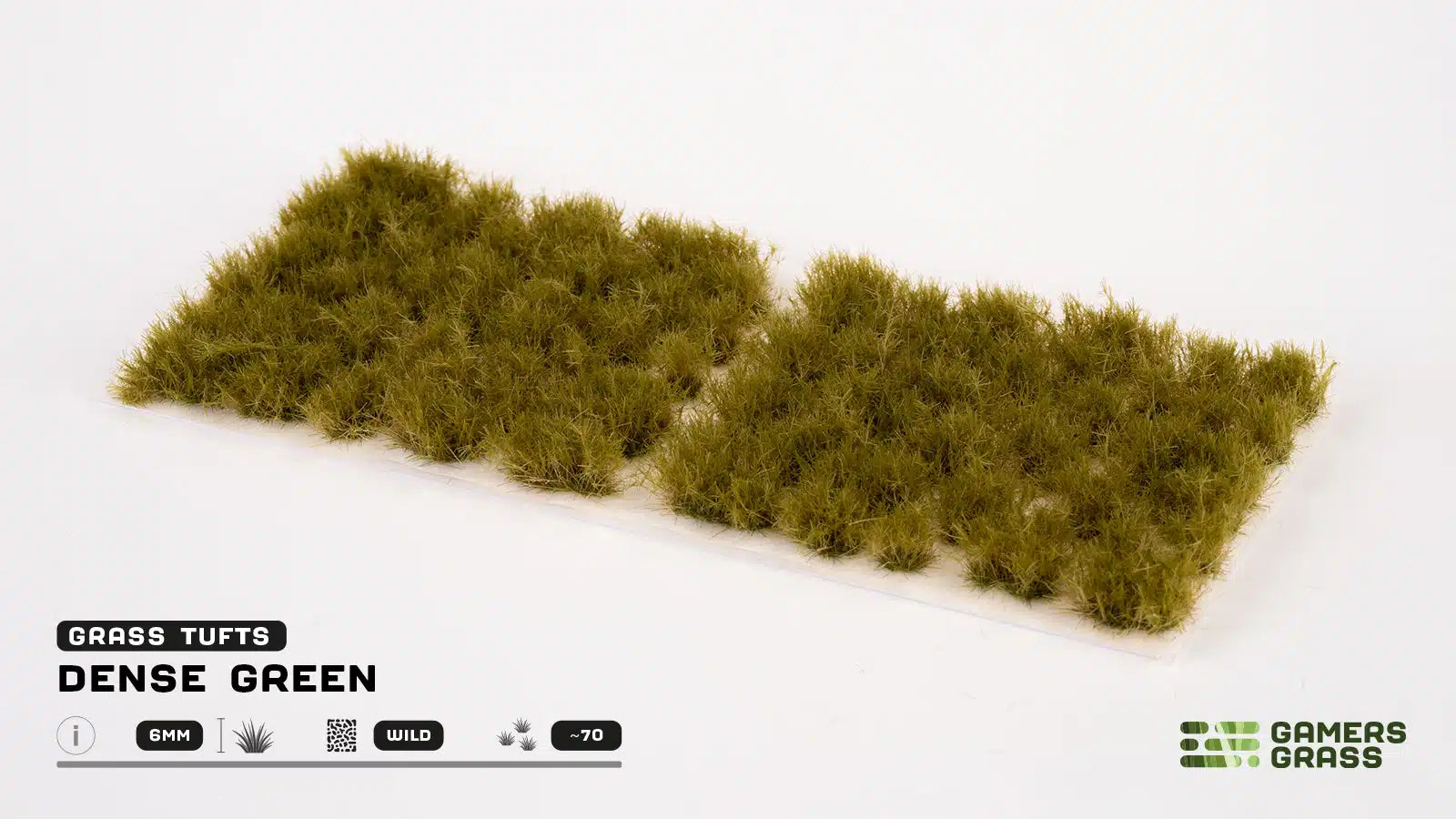 Dense Green 6mm Tufts (Wild) - Gamers Grass - 0