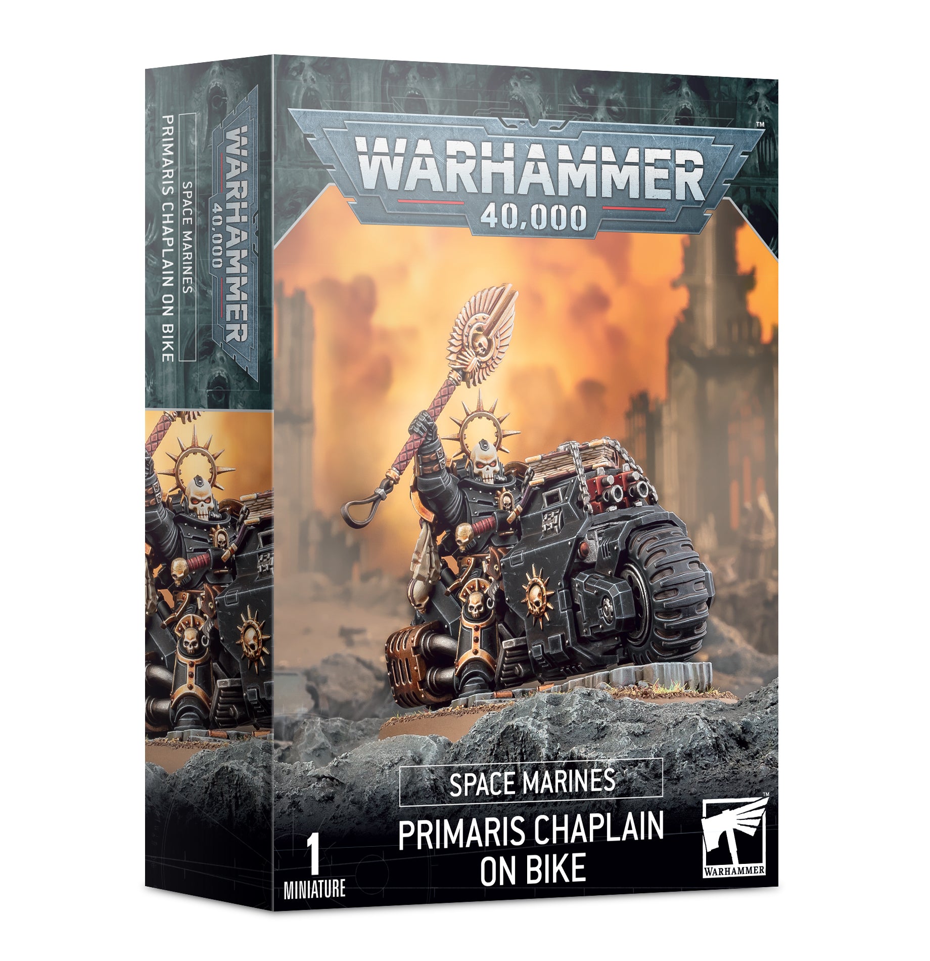 Space Marines: Primaris Chaplain on Bike - Warhammer 40k