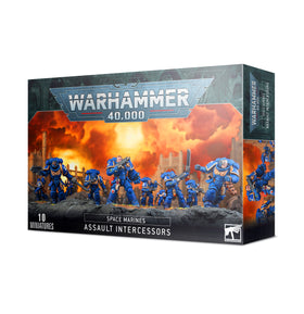 Space Marines Assault Intercessors - Warhammer 40k Miniatures