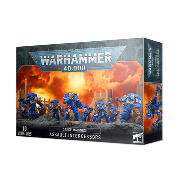 Space Marines Assault Intercessors - Warhammer 40k Miniatures