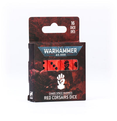 Warhammer 40000: Red Corsairs Dice Set