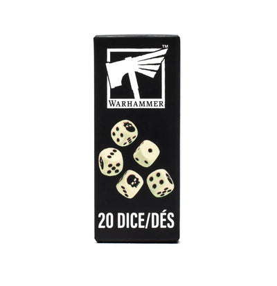 Warhammer 12mm Dice Pack - 20 Dice