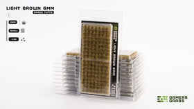 Light Brown 6mm Tufts (Small) - Gamers Grass