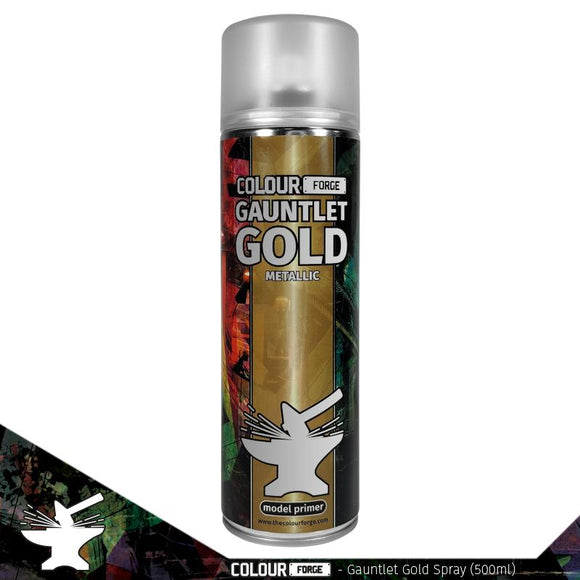 Colour Forge Spray Paint: Gauntlet Gold (500ml)